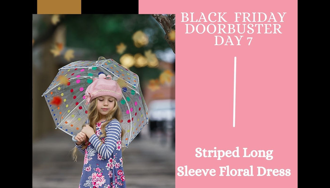 We Hope Our Black Friday Doorbuster Day 7 is Just Your STRIPE! Mia Belle Girls