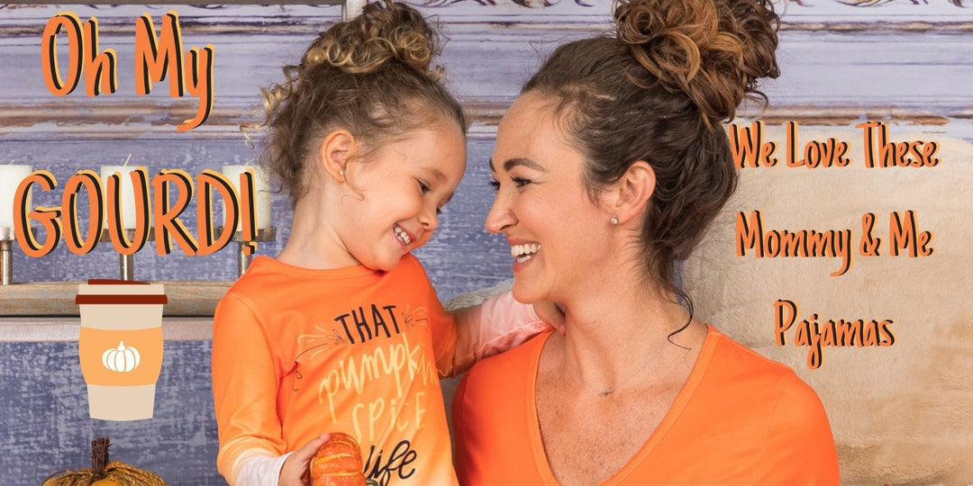 3 Perfect Pumpkin Spice Pajamas for Mommy and Me Mia Belle Girls