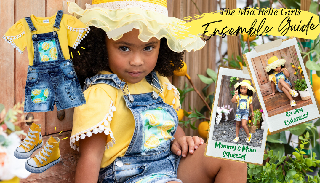 Refreshing Spring Ensemble For Your Little Girl: Mia Belle Style Guide Mia Belle Girls