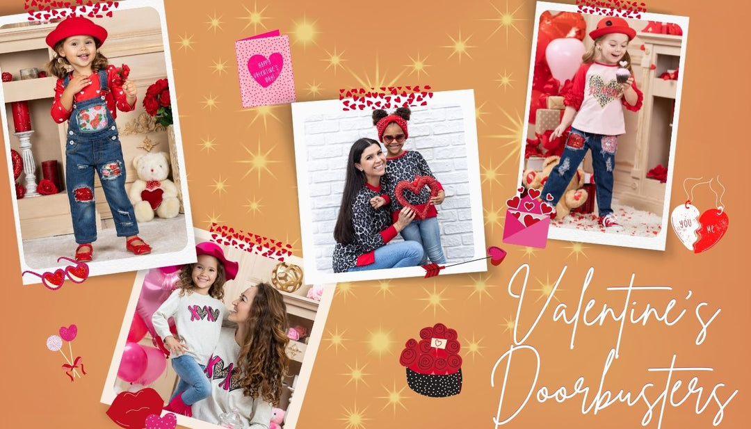 Cupid Approved Girls Outfits: Valentine's Doorbuster Deals Day 14 Mia Belle Girls