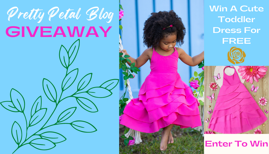 How To Win a Cute Toddler Dress For FREE: Pretty Petal Blog Giveaway Mia Belle Girls