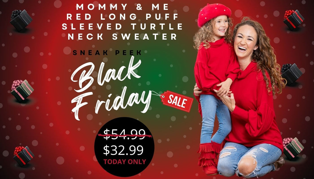 Today's Black Friday Early Access Deal Is One To Be Caught RED In! Mia Belle Girls