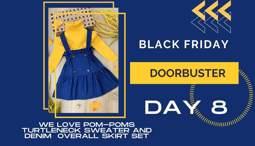 Get Pom-Pom Pumped for Our Black Friday Doorbuster Day 8 Mia Belle Girls