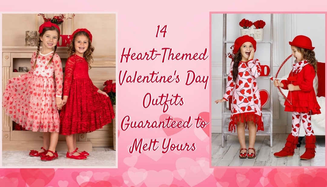 14 Heart-Themed Valentine's Day Outfits Guaranteed to Melt Yours Mia Belle Girls