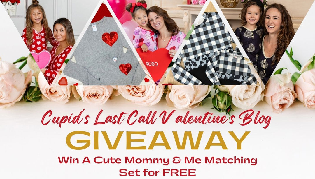 How To Win A Mommy and Me Matching Set For FREE: Cupid's Last Call Giveaway Mia Belle Girls