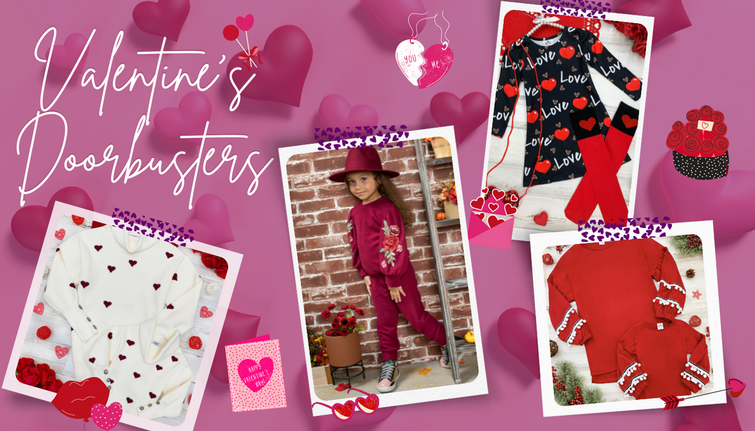 Budget-Friendly Girls Outfits: Valentine's Doorbuster Deals Day 10 Mia Belle Girls