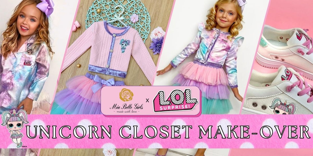 The L.O.L. SURPRISE! x Mia Belle Girls Unicorn Closet Make-Over Mia Belle Girls
