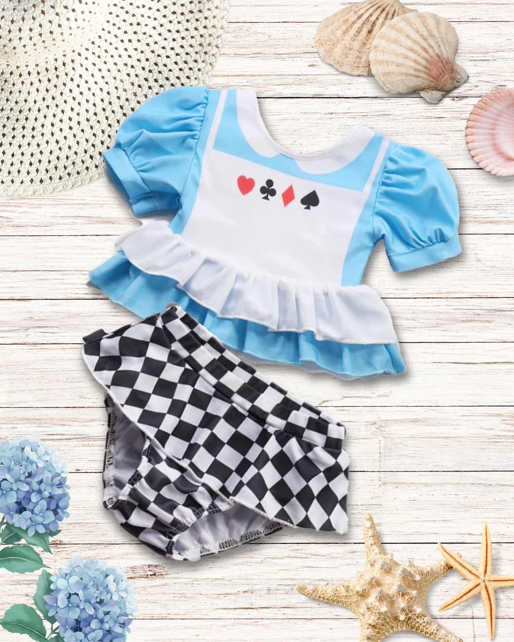 Enchanted Alice Two Piece Swimsuit Mia Belle Girls