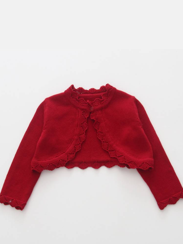 Kids Sweaters & Cardigans | Girls Cable Knit Bolero | Mia Belle Girls