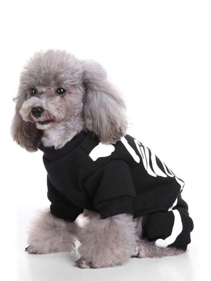 Dog Spooky Skeleton Halloween Costume Mia Belle Girls