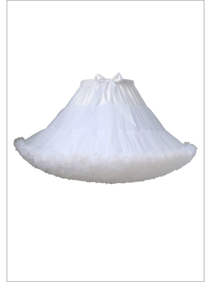 Mia Belle Girls Ruffle Underskirt | Girls Accessories