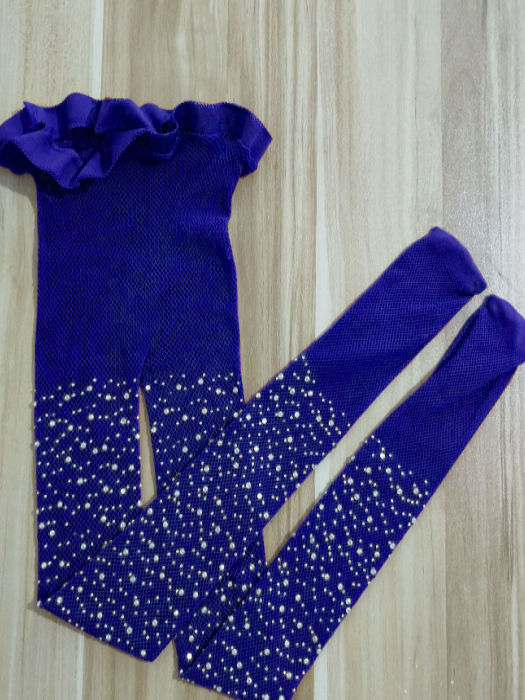 Girls Blue Embellished Sparkle Fishnet Tights – Mia Belle Girls