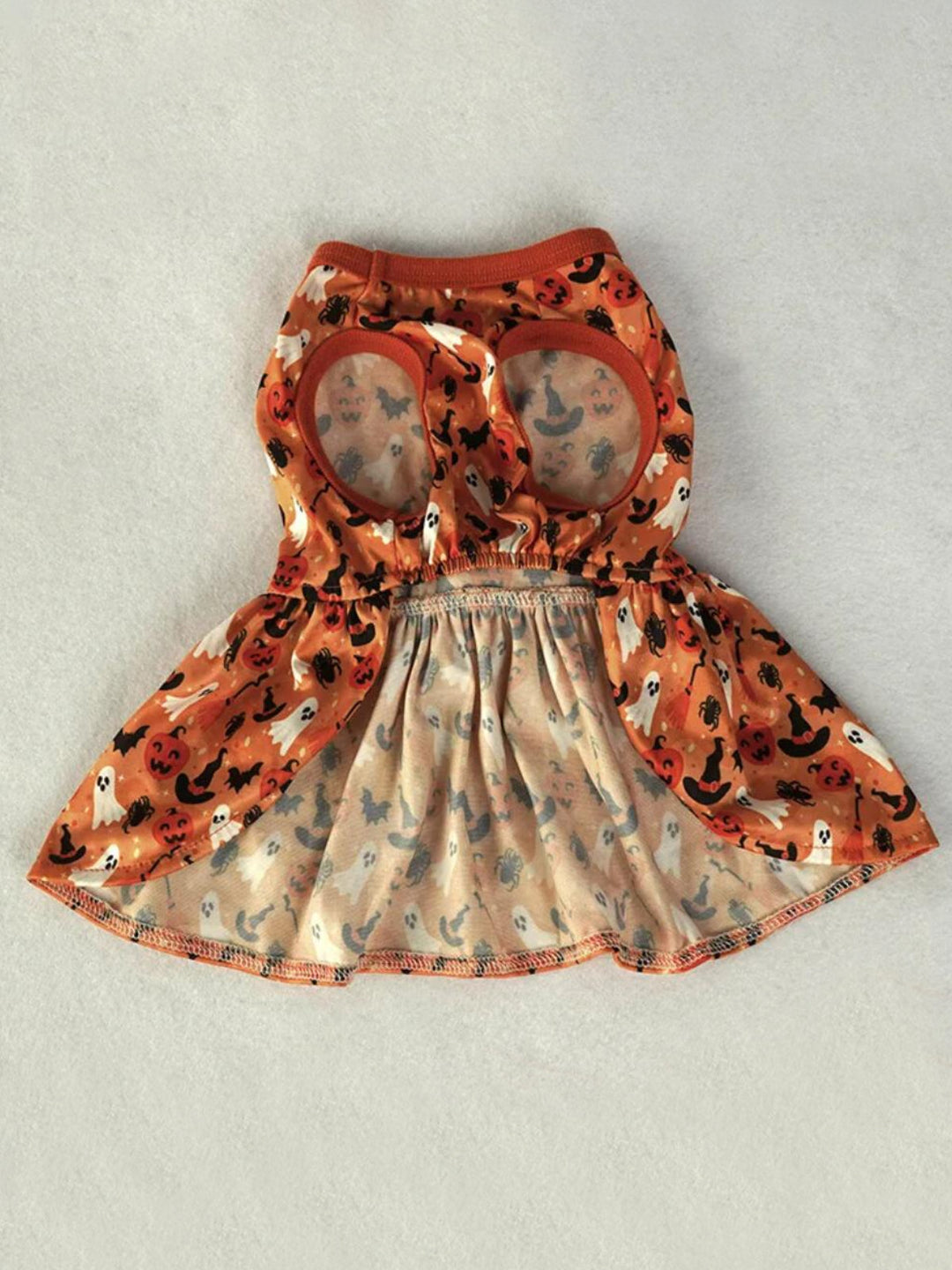 Dog Spooky Pumpkin Halloween Costume Mia Belle Girls