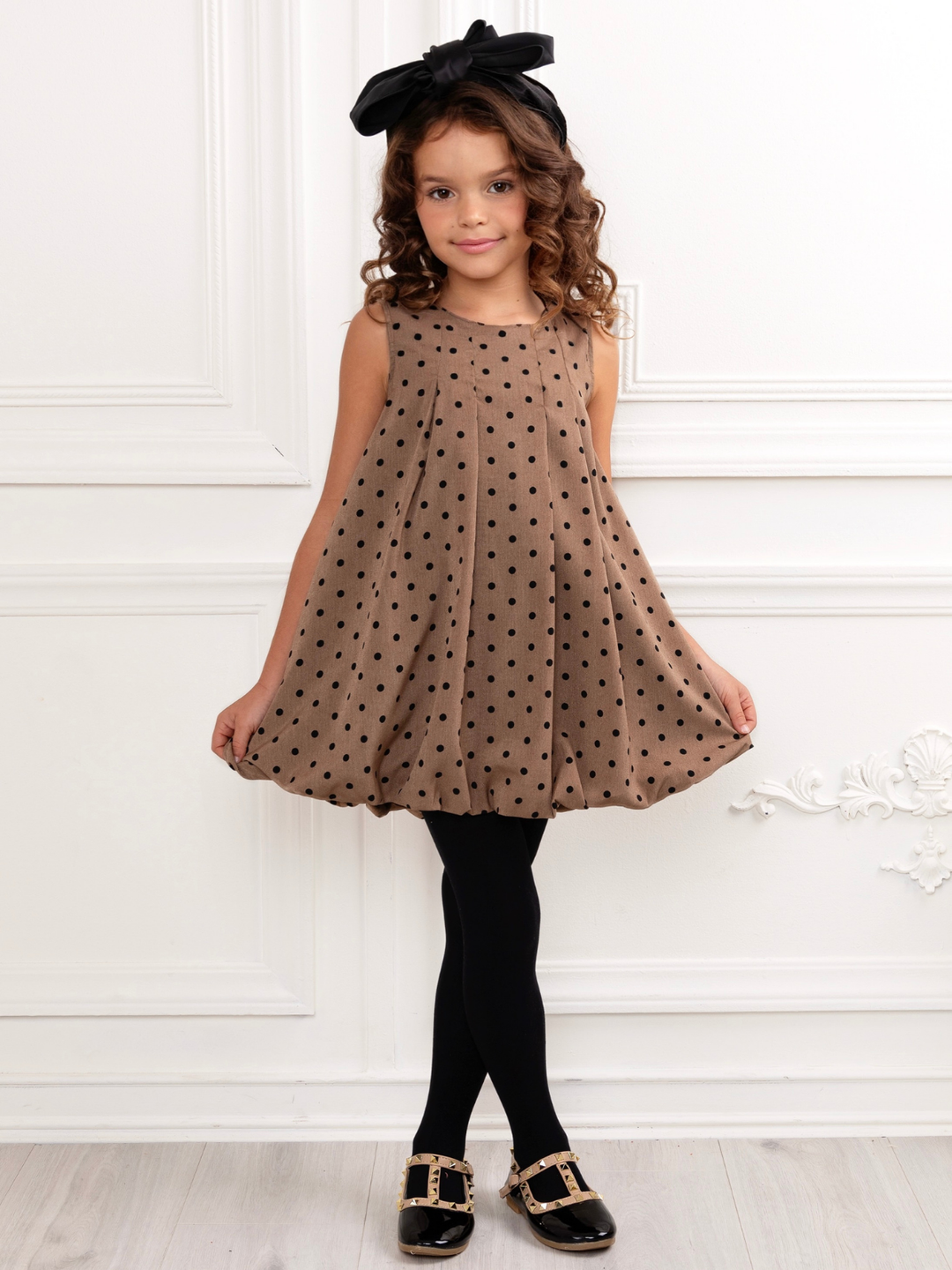 brown bubble dress Ladies - Rust Brown Dual-Fabric Bubble-Hem Dress - Size: S