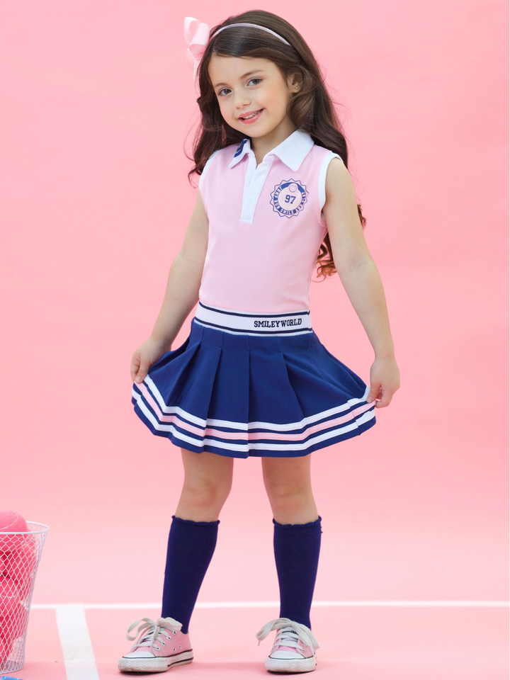 SmileyWorld Pretty in Play Pleated Tennis Dress
