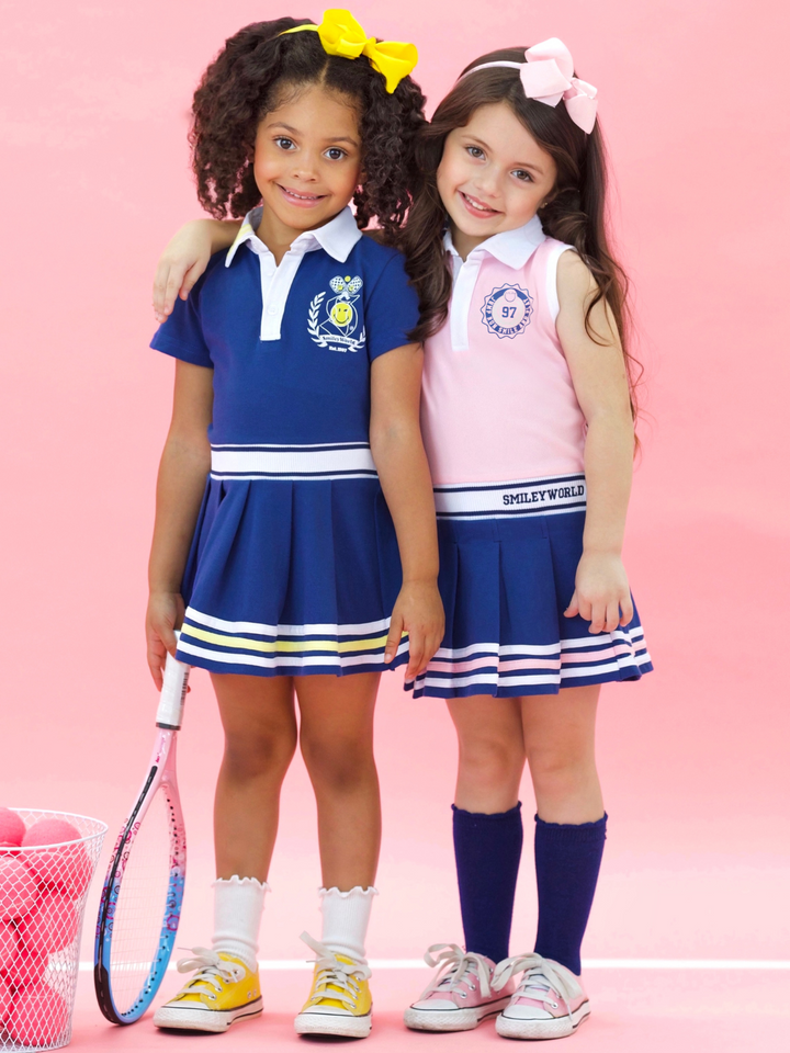 SmileyWorld Pretty in Play Pleated Tennis Dress
