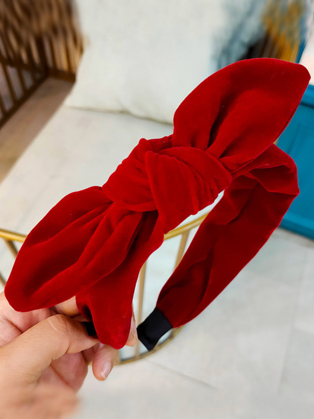 Plush and Pretty Velvet Headband Mia Belle Girls