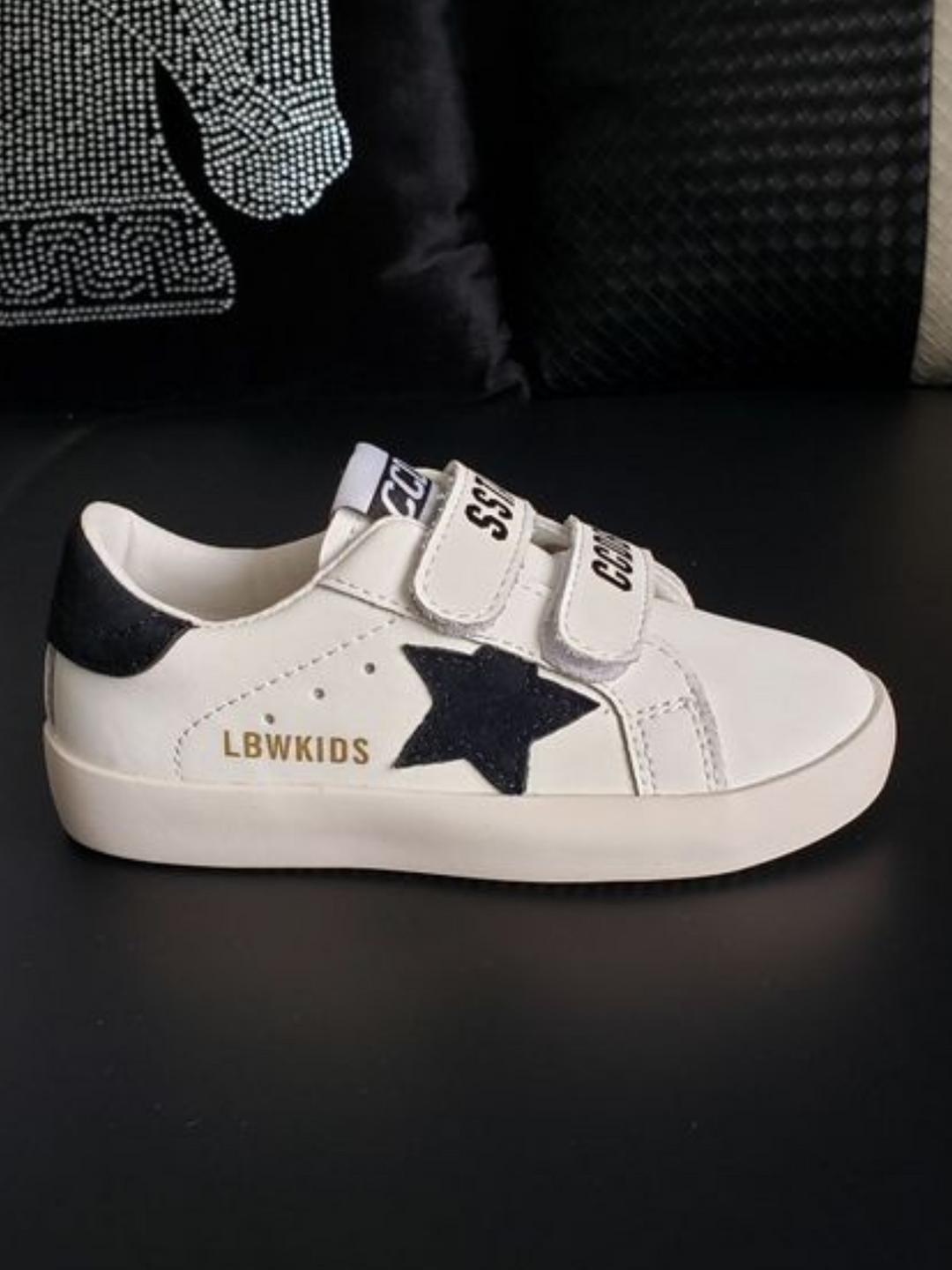 Back To School Shoes | Velcro Strap Casual Sneakers | Mia Belle Girls