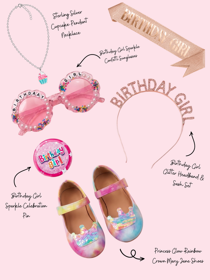 The Ultimate Birthday Girl 6-Piece Accessory Bundle