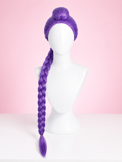 Girls K-Pop Star Purple Wig