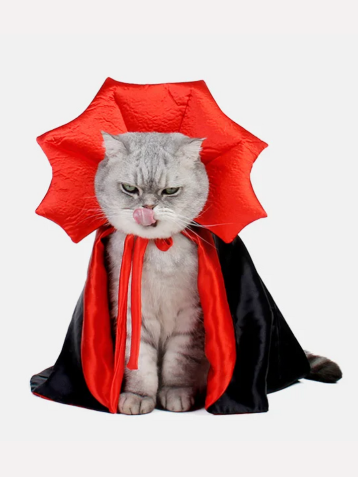 Halloween Vampire Cloak for Small Dogs and Cats Mia Belle Girls