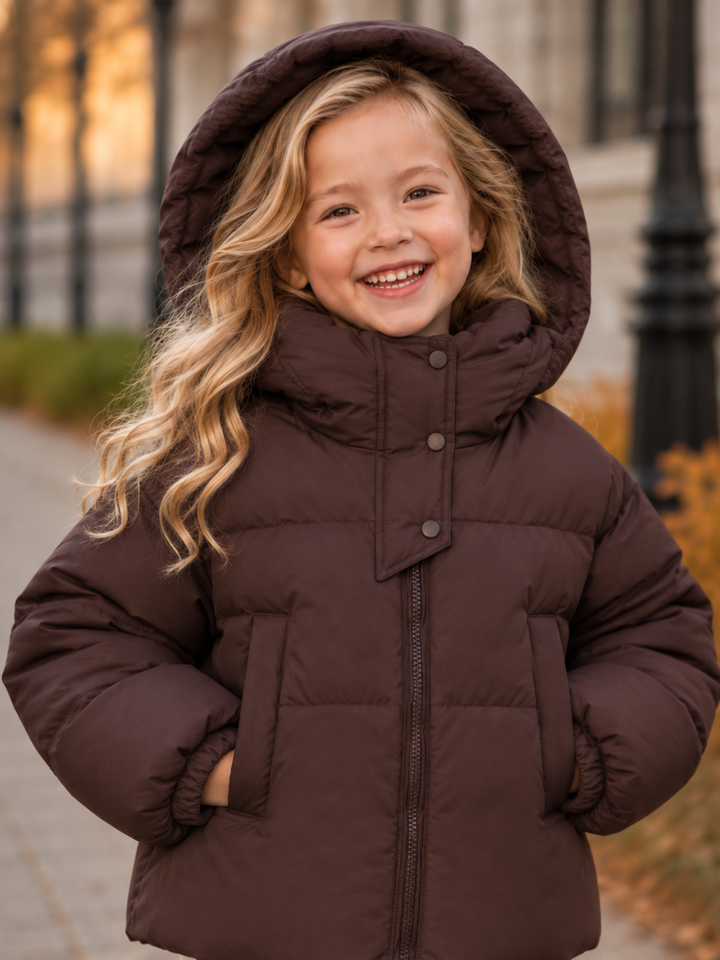 Snow Day Sweetie Hooded Puffer Jacket