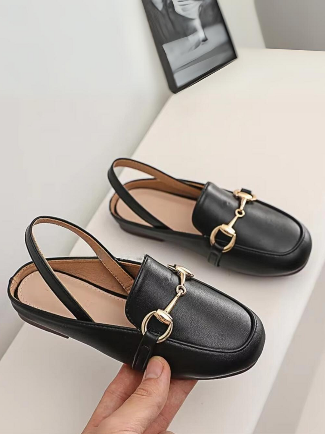 Casual Flat Slip-on Sandals by Liv and Mia Mia Belle Girls