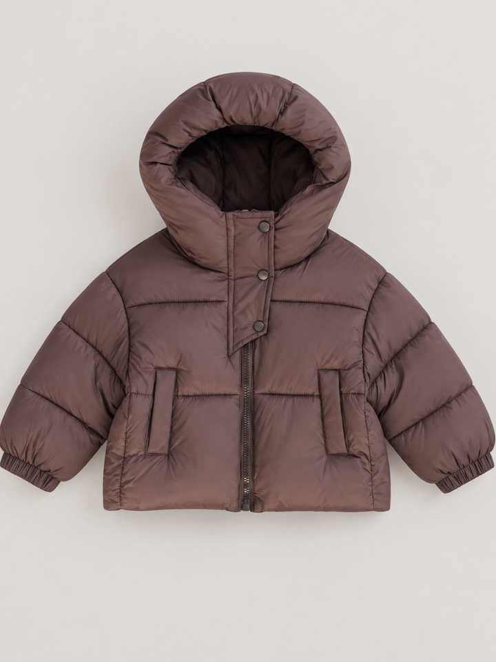 Snow Day Sweetie Hooded Puffer Jacket