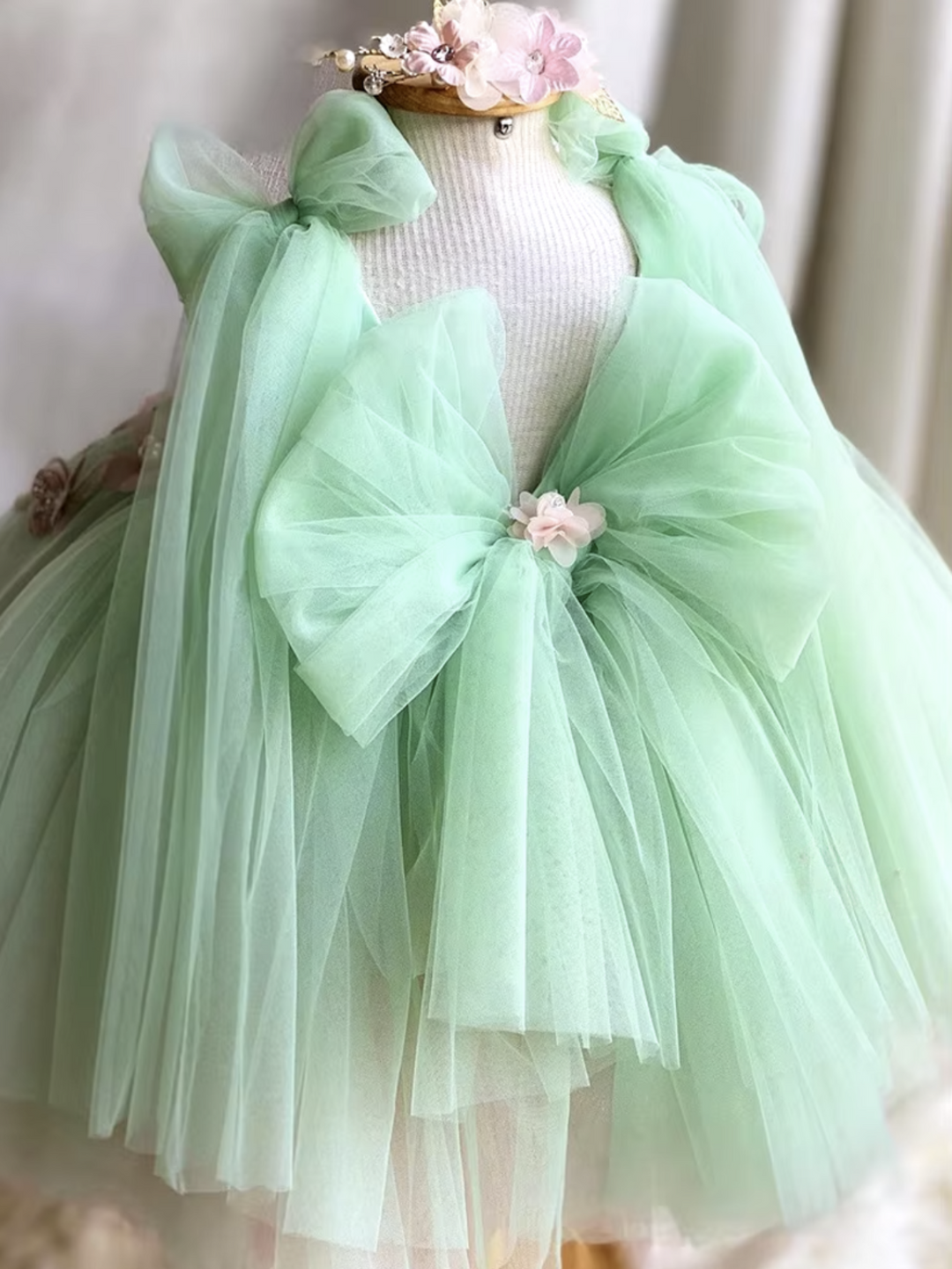 Fairy Inspired Floral Tulle Dress