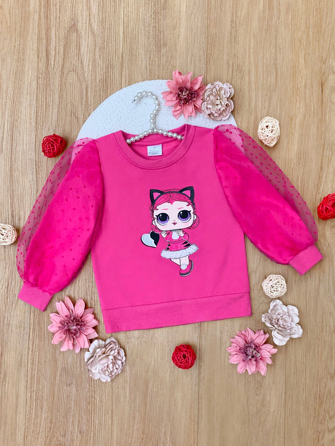 L.O.L. SURPRISE! Countess Tulle Sleeve Top Mia Belle Girls
