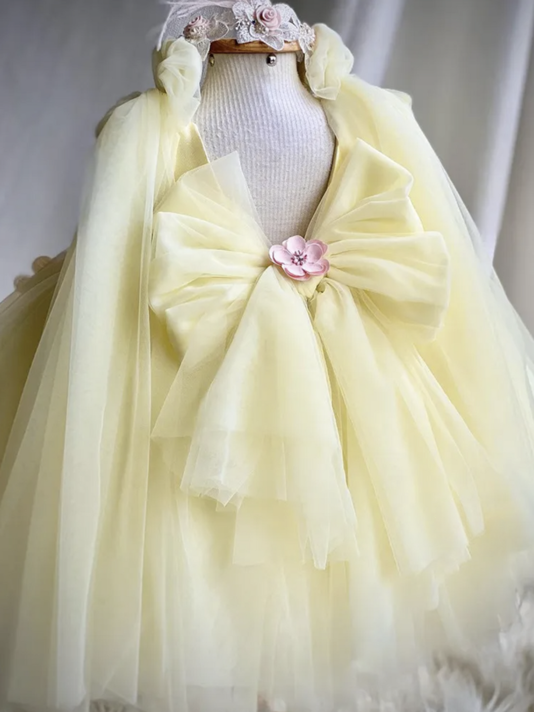 Fairy Inspired Floral Tulle Dress