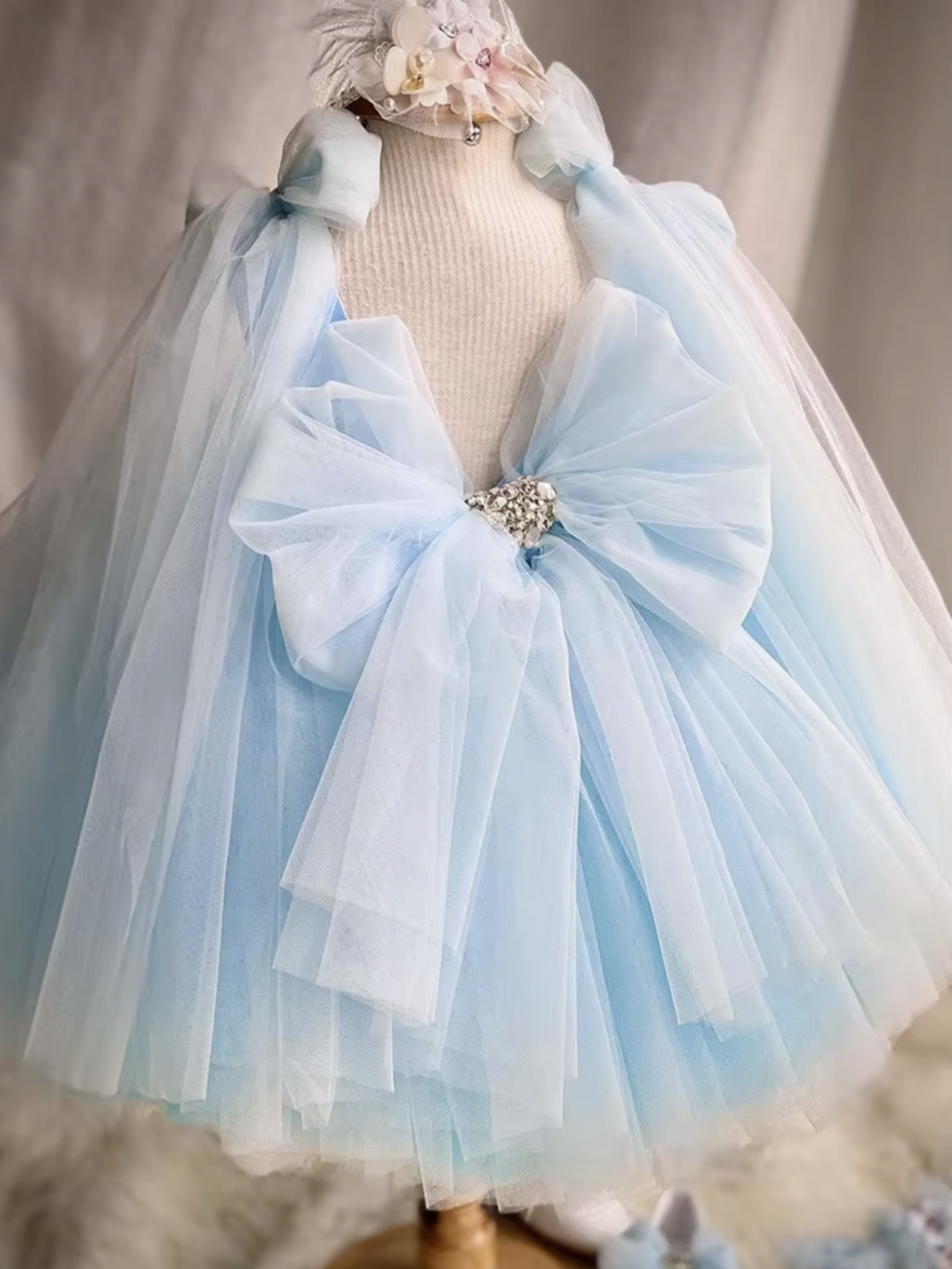 Fairy Inspired Floral Tulle Dress