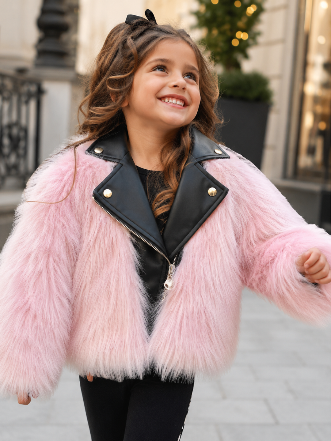 Pretty Rebel Faux Fur Jacket
