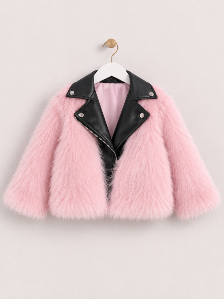 Pretty Rebel Faux Fur Jacket