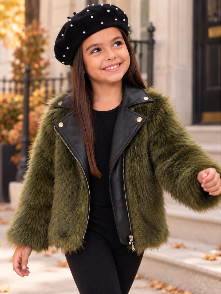Pretty Rebel Faux Fur Jacket