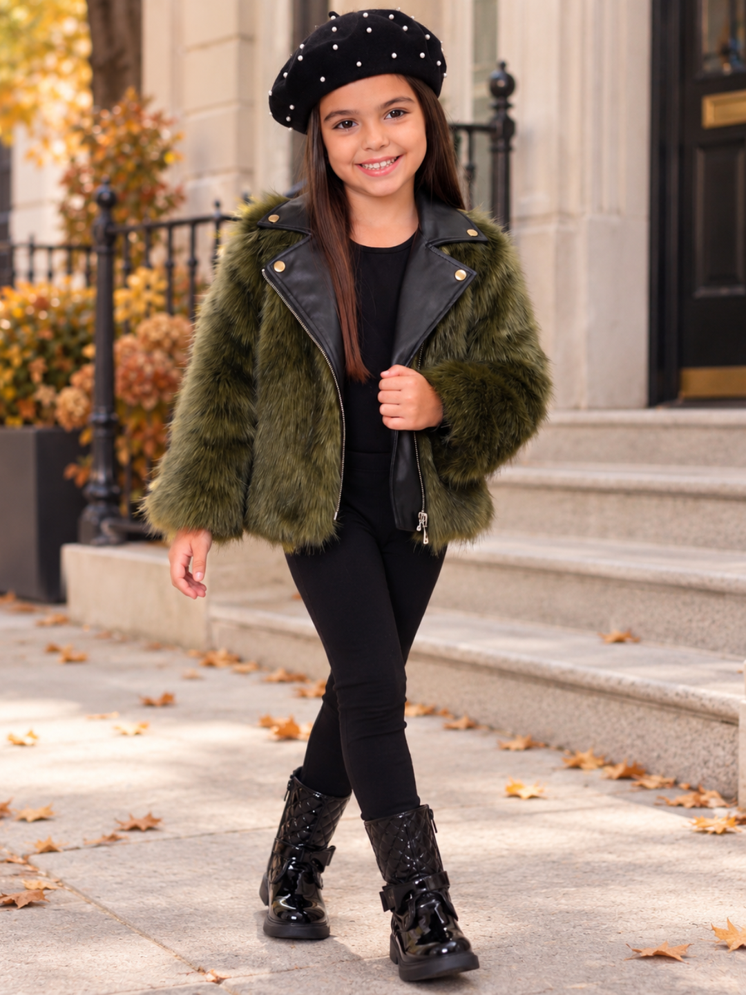 Pretty Rebel Faux Fur Jacket