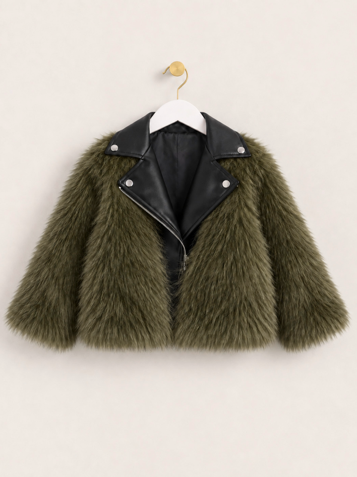 Pretty Rebel Faux Fur Jacket