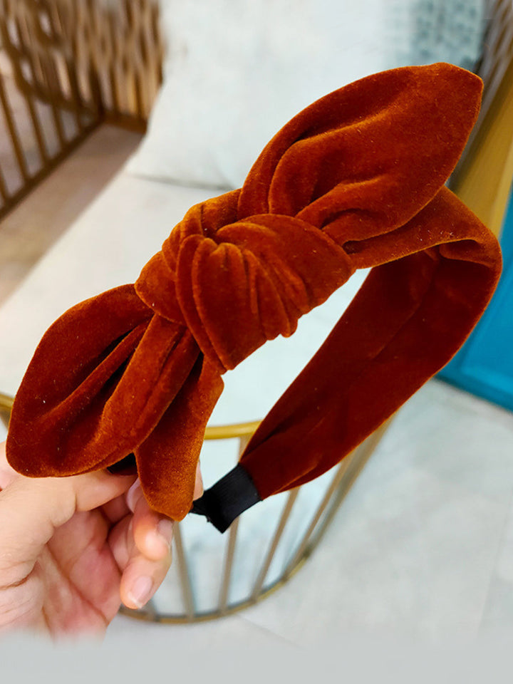 Plush and Pretty Velvet Headband Mia Belle Girls