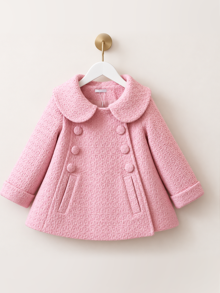 Classic Cutie Textured Collar Coat
