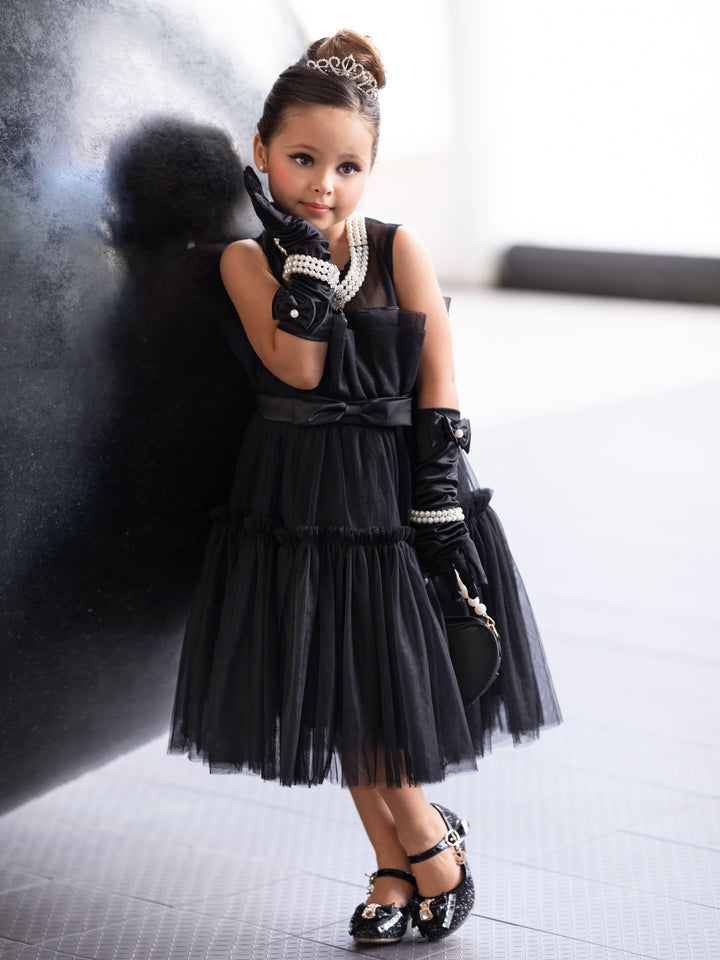 Girls Halloween Costume | Audrey Breakfast At Tiffany's Inspired Dress