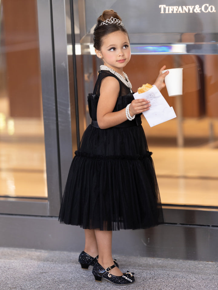 Girls Halloween Costume | Audrey Breakfast At Tiffany's Inspired Dress