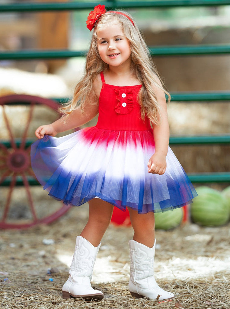 Firecracker Fairy Tulle Dress – Mia Belle Girls