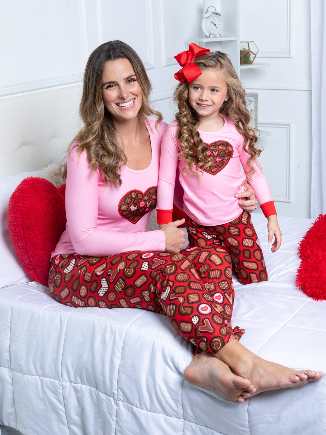 Mommy and Me Box of Chocolates Pajama Set Mia Belle Girls