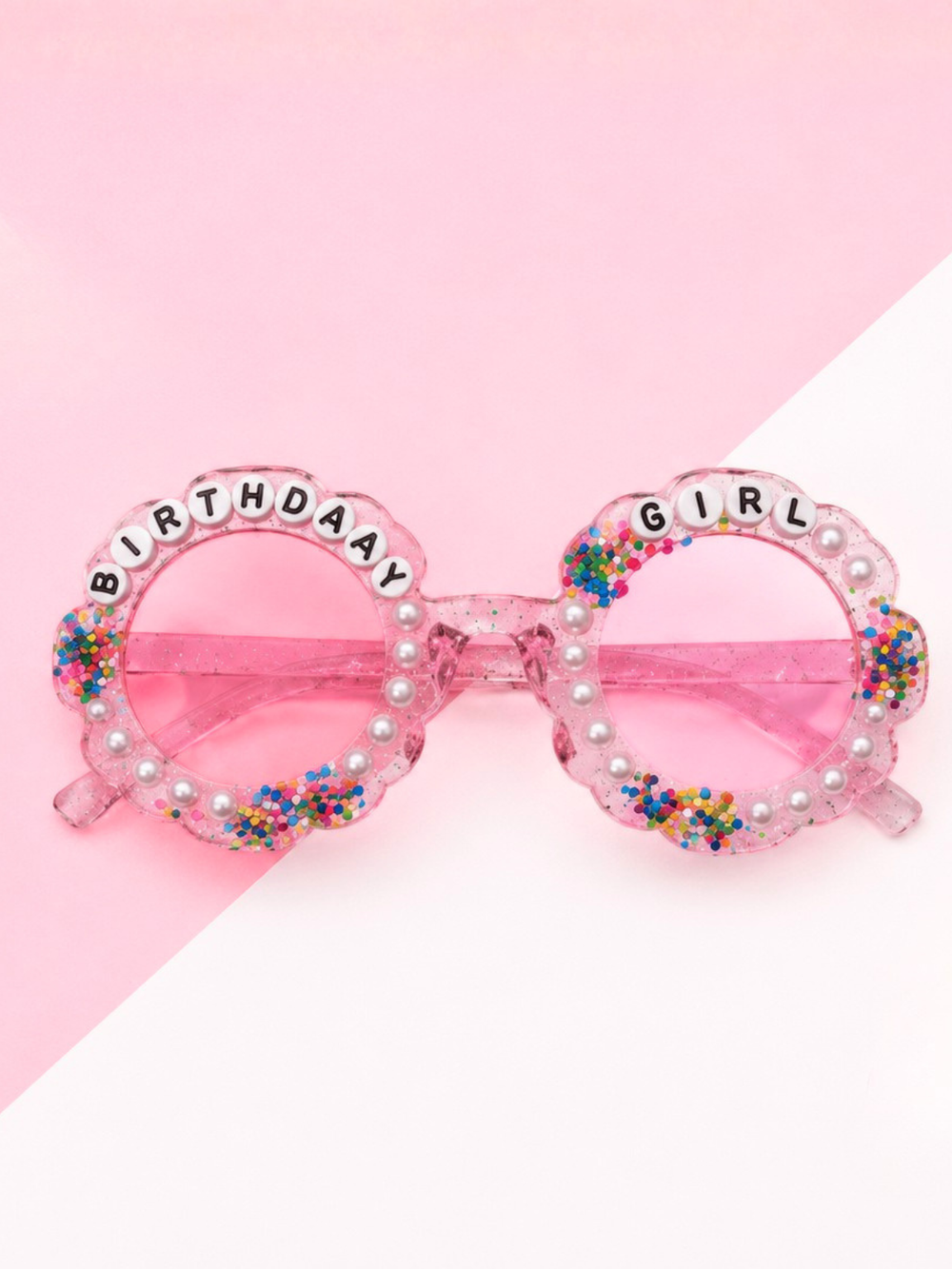 Birthday Girl Sparkle Confetti Sunglasses Mia Belle Girls