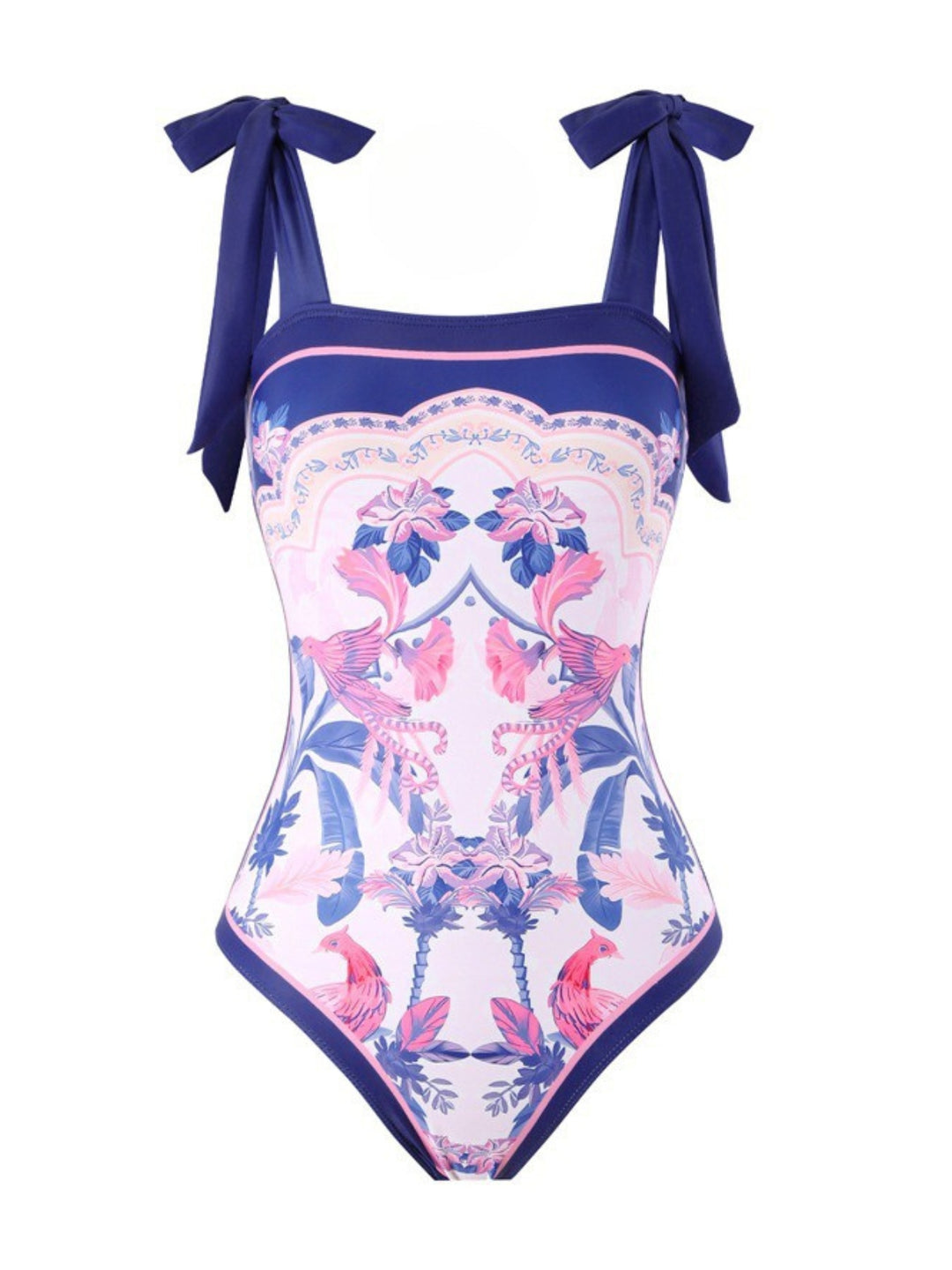Mommy and Me Floral Print One-Piece Swimsuit