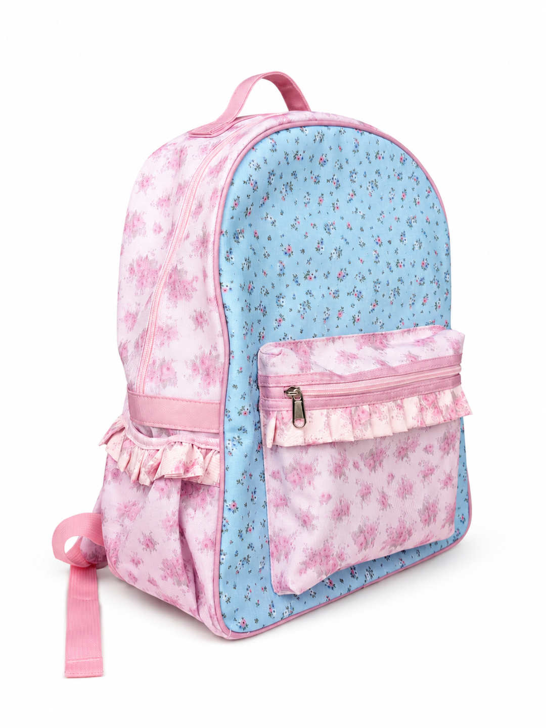 Sweet Scholar Quilted Ruffle Backpack