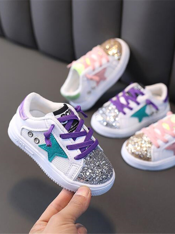 Rock Star Glam Glitter Sneakers by Liv and Mia Mia Belle Girls