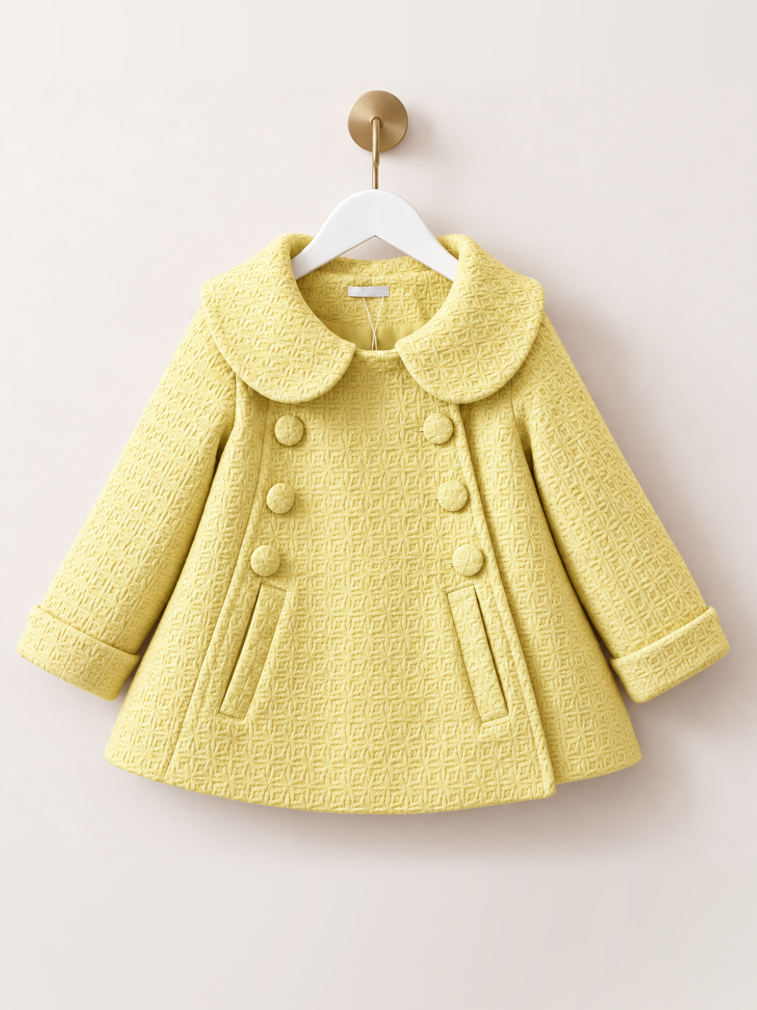 Classic Cutie Textured Collar Coat