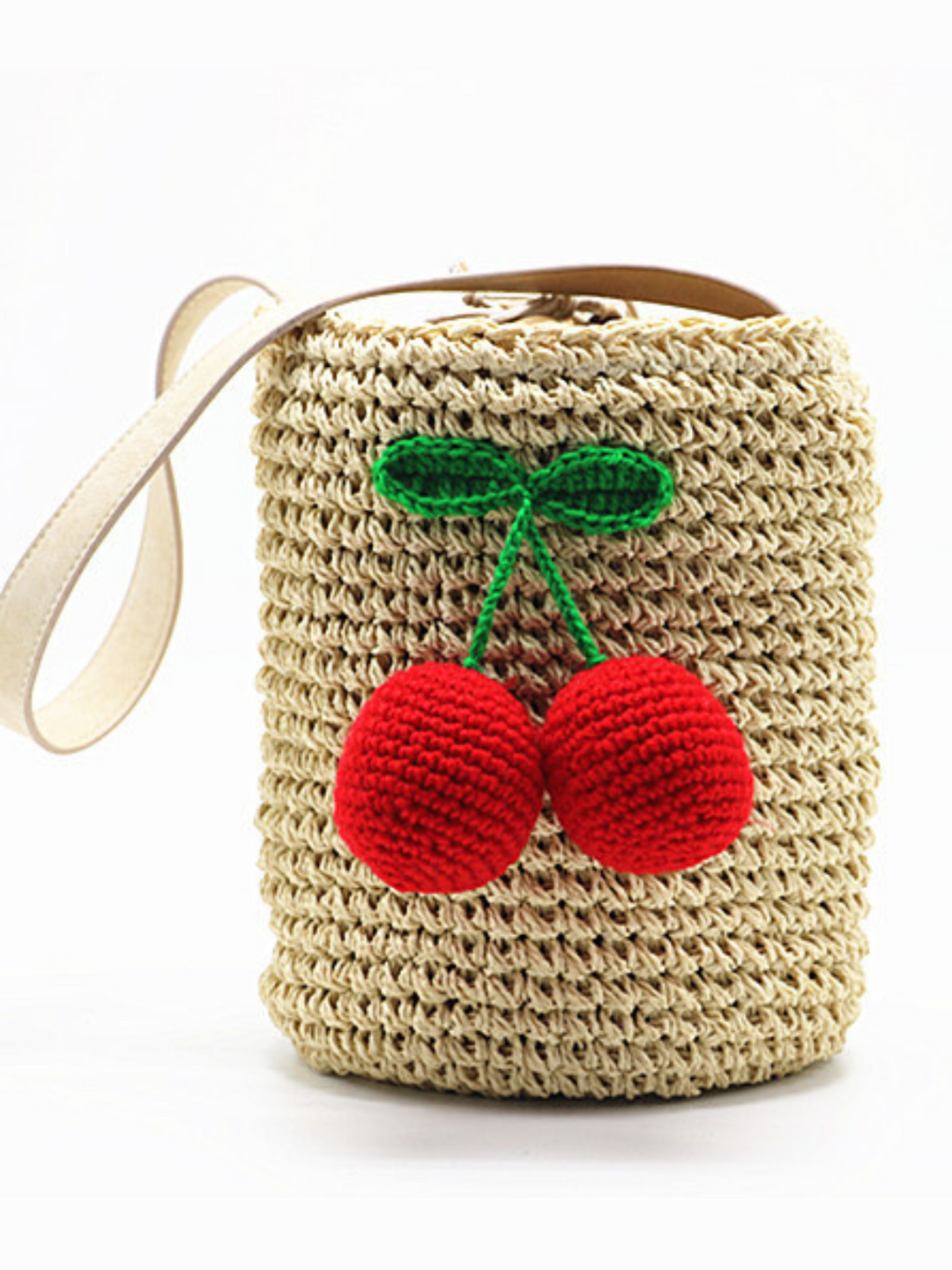 Sweet As Cherry Straw Handbag Mia Belle Girls