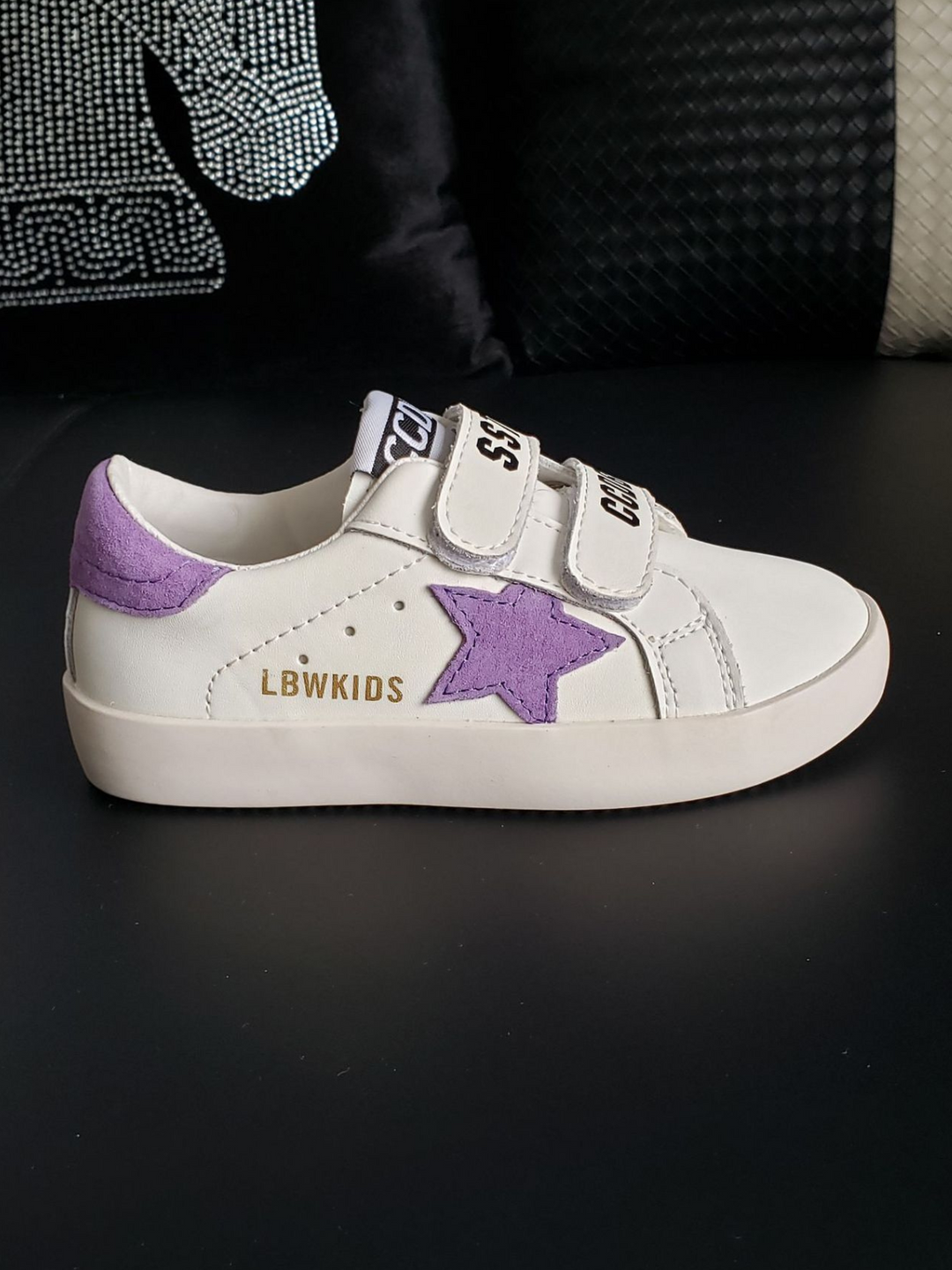 Back To School Shoes | Velcro Strap Casual Sneakers | Mia Belle Girls